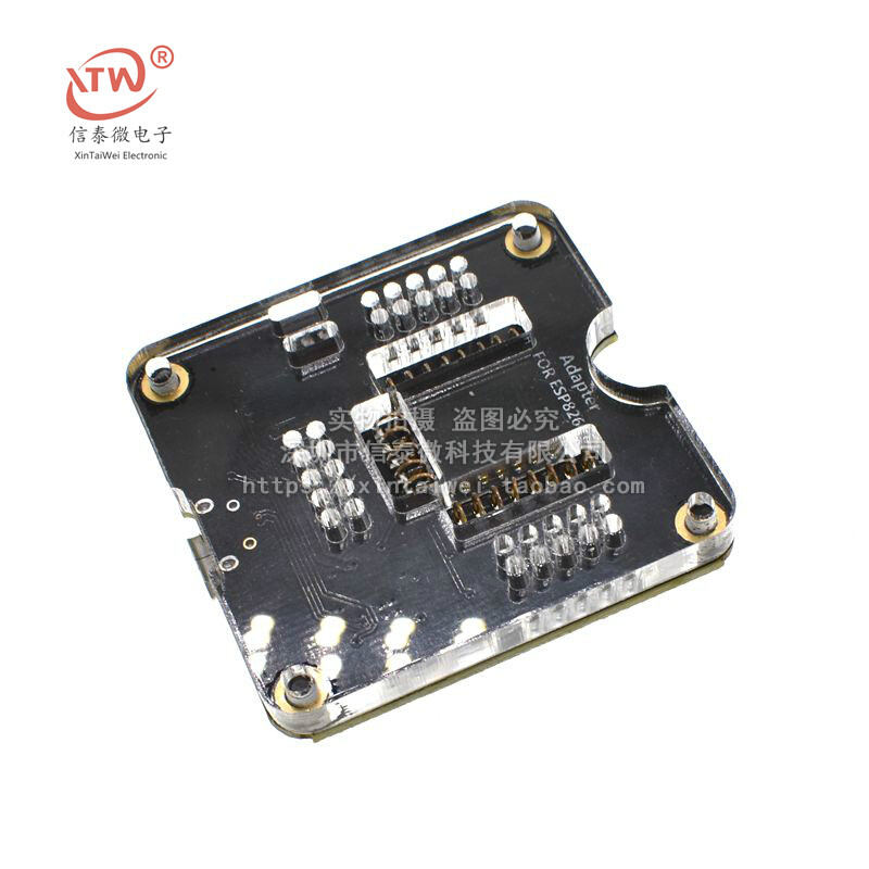 ESP8266测试架烧录器一键下载支持ESP-12F 12E 12S 07S等模块-图1