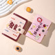 New Korean style card holder for women with cute text, large capacity, multiple card slots, document storage bag, ultra-thin and compact card jacket