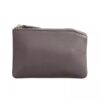 Real leather texture coin wallet for women with small and versatile leather zipper card bag key coin simple student thin and cute