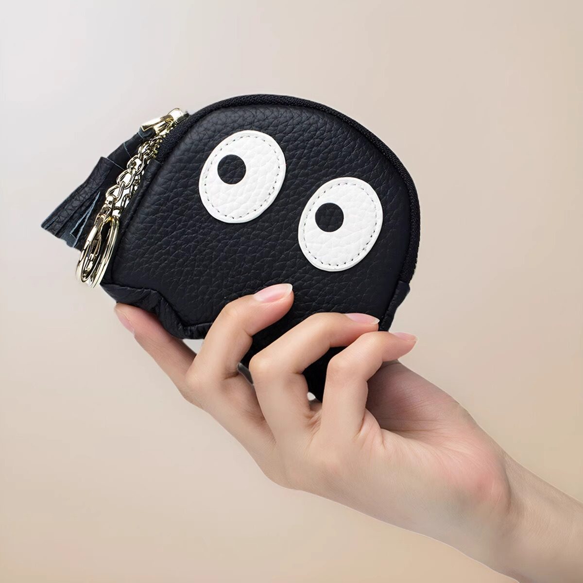 卡通章鱼零钱包真皮质感轻奢硬币包小众钥匙包卡包迷你收纳小包包,淘宝优惠券,粉丝福利购,淘宝优惠卷