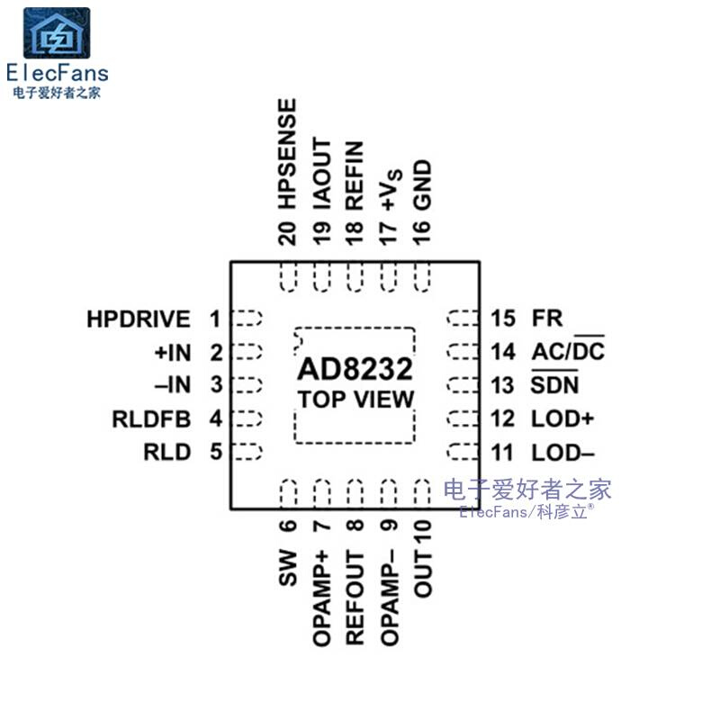 新款AD8232心电图监测生理身体指标测量板脉搏跳动心脏传感器创客 - 图0