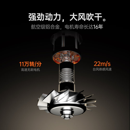 bowei泊为B11高速吹风机家用负离子强力吹风筒星级酒店同款电吹风 - 图2