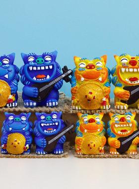 狮三百石狮子金门厦门鼓浪屿特色纪念品风狮爷石敢当摆件伴手礼物