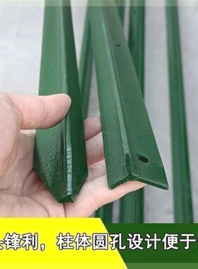 牛栏网铁丝网柱围栏立柱荷兰网护栏养殖网围挡网刺绳围栏网木桩