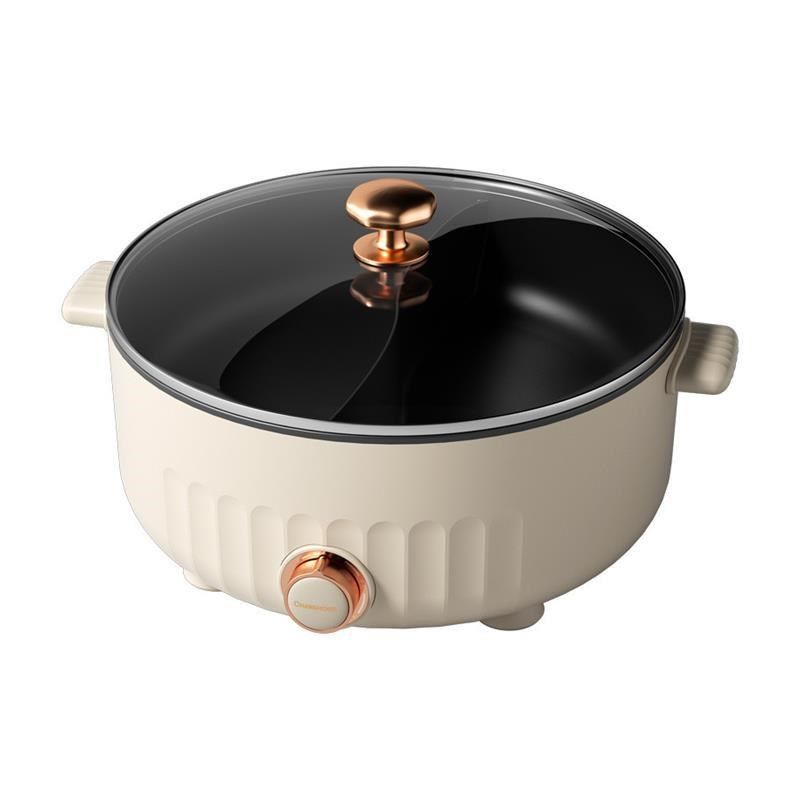 110Vb出口小家电鸳鸯电火锅家用电煮锅多功能一体不粘电热锅一体,淘宝优惠券,粉丝福利购,淘宝优惠卷