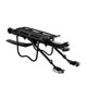 Rock Brothers bicycle rear seat rack aluminum alloy passenger mountain bike rack rear Q tail rack bicycle luggage rack with