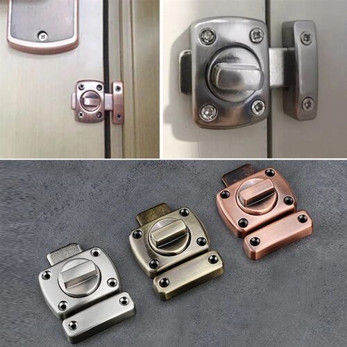 极速Anti-theft Dooro Lock Buckles Cast Metal Hook Door Latch - 图1