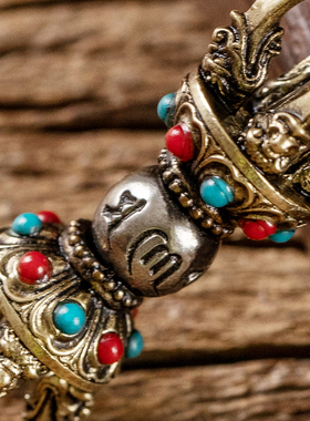 极速纯铜五股降魔杵金刚杵橛男女个性情侣随身可转动W挂件平安配