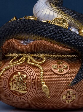 极速汉白玉蟒f蛇像聚宝盆十二生肖蛇柳蛇莽仙灵蛇佛像真身招财供