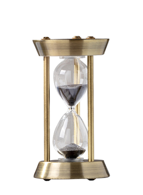 迷你创意3分钟时间沙漏解压倒计时器儿童防摔房间装饰办公室摆件