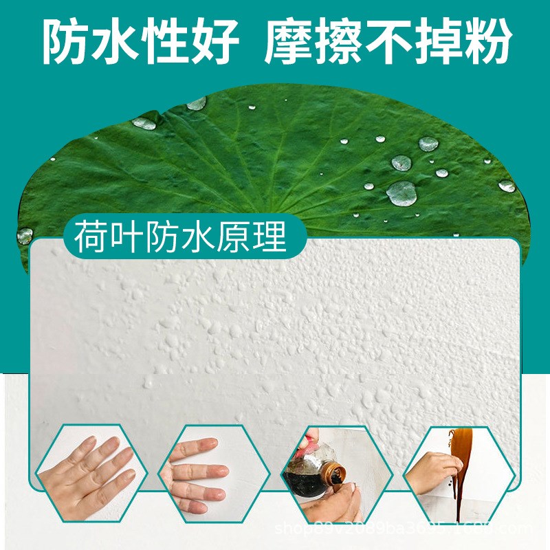 祛问墙面自喷漆白色墙壁修复乳胶漆家用旧墙翻新去污修补漆补墙膏 - 图1