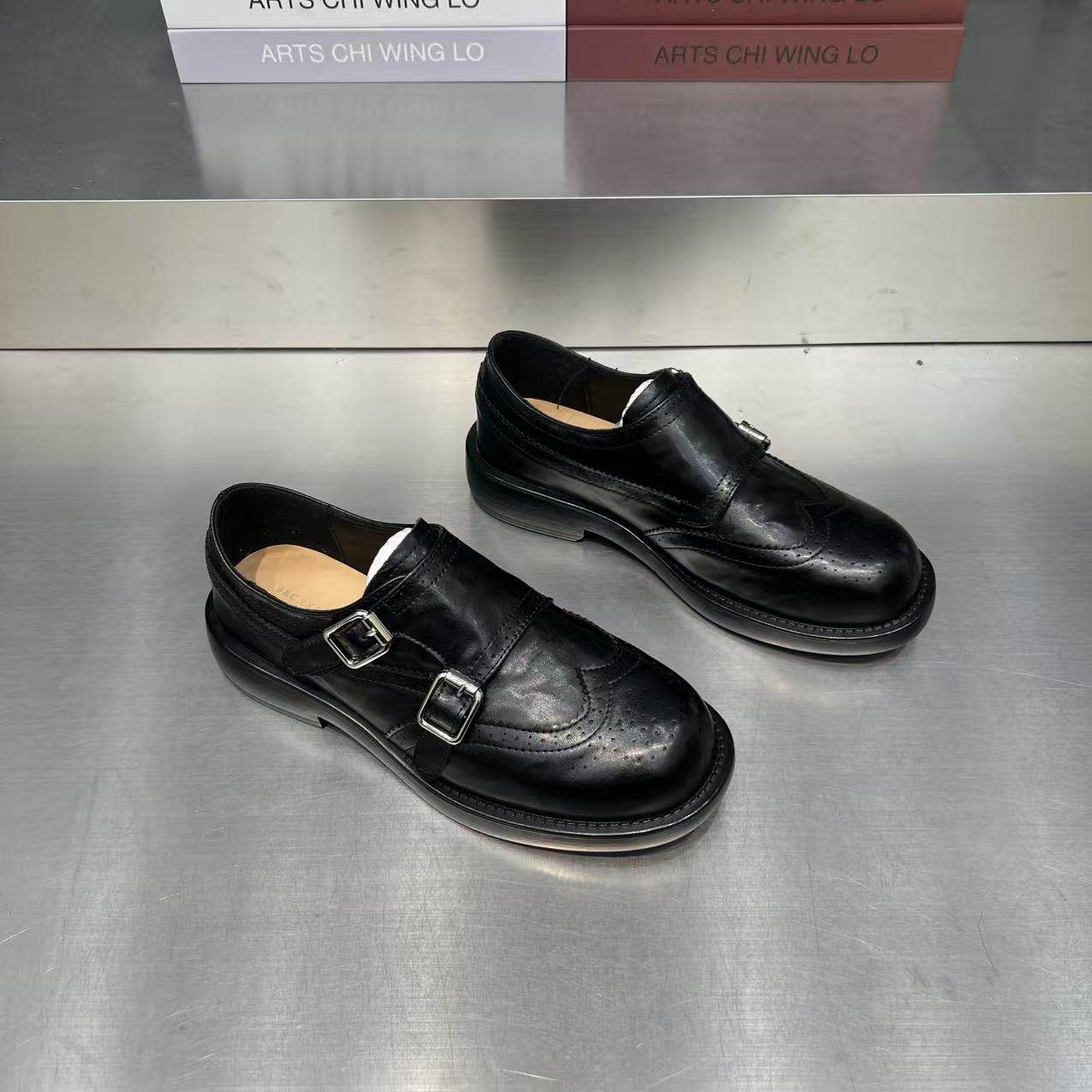 真皮~复古布洛克雕花乐福鞋女2026新款一脚蹬孟克鞋英伦风小皮鞋,淘宝优惠券,粉丝福利购,淘宝优惠卷