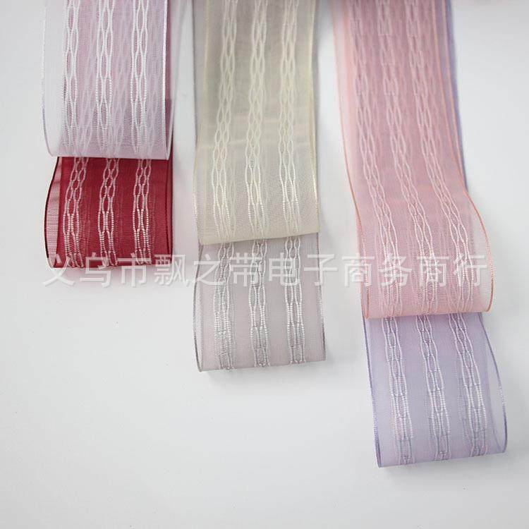 韩版条纹纱带 蝴蝶结diy发饰头饰鞋花服装礼帽礼盒花束包装,淘宝优惠券,粉丝福利购,淘宝优惠卷