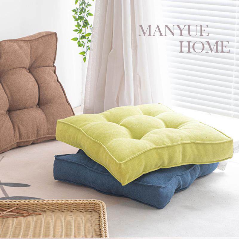 Manyuejia Nordic ins style solid color cushion office thickened chair cushion bedroom bay window cushion tatami futon