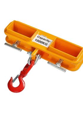 叉车货叉起重吊具MK10叉车用货叉吊钩吊臂 1T2.5吨起重吊钩油桶吊