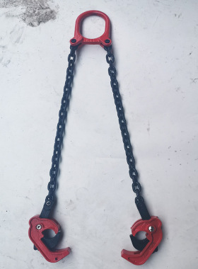 SL双链油桶吊钳起重钳1吨铁桶吊夹鹰嘴油桶模锻吊具叉车油桶吊钩