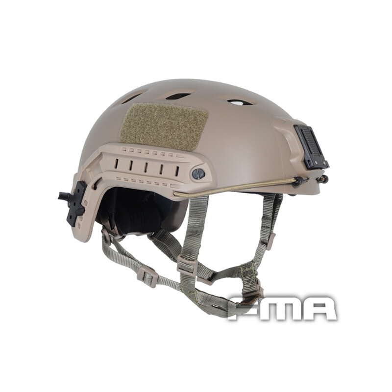 战术快速反应跳伞头盔 BJ盔 BJ款沙色头盔男 DE TB284 - 图0