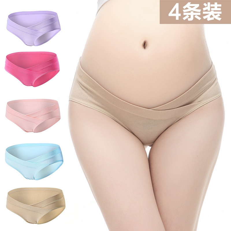 孕妇内裤纯棉夏天低腰4-7个月2-6孕早期女大码中期晚期怀孕短裤