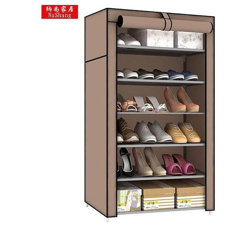 鞋架简易多层家用防尘布艺收纳经济型省空间宿舍小鞋架子进门鞋柜,淘宝优惠券,粉丝福利购,淘宝优惠卷