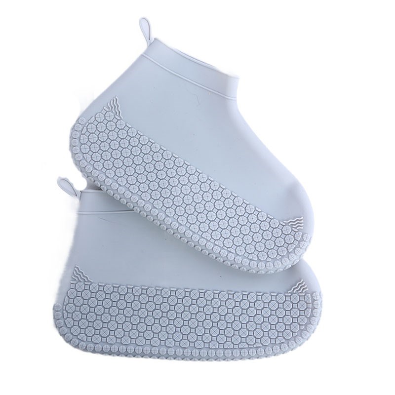 硅胶防水鞋套防雨水加厚耐磨底雨天防滑雨鞋套男鞋V子防水套雨鞋 - 图3