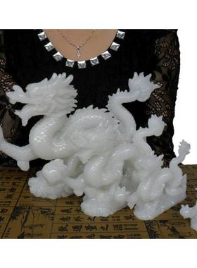 十二生肖龙摆件仿纯铜龙汉龙纳福酒柜风水工艺品摆设品家居饰品