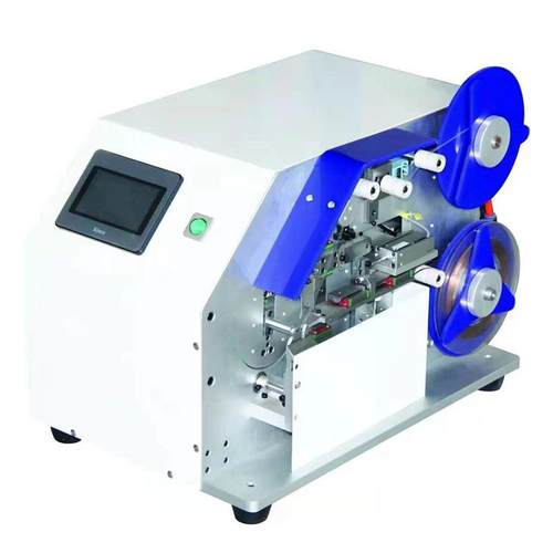 屏蔽线USB线材自动包铜箔机数据线全自动包铜裹铜箔卷绕机 - 图2