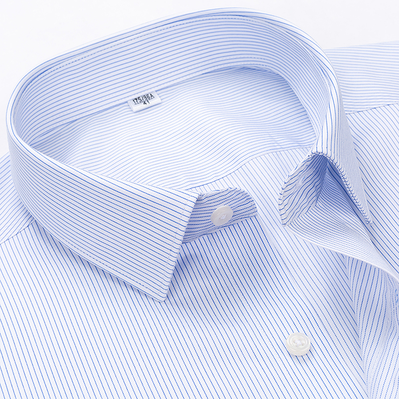 雅戈尔官方男士羊毛长袖衬衫纯棉百搭正装免烫商务休闲衬衣