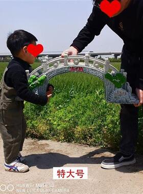 新品室内外小h桥塔假山配件鱼池水族箱鱼缸装饰造布景田园石磨拱