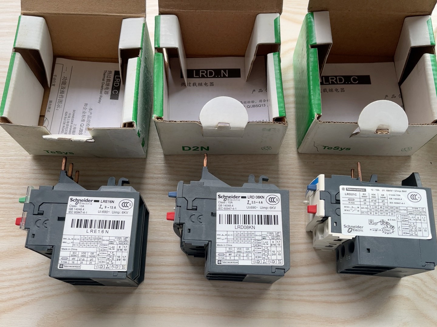 施耐德 热过载继电器 LRE16N，9-13A，有一个。 - 图0