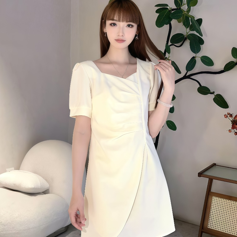 BX 无袖新中式绝美连衣裙女夏季显瘦气质连衣裙