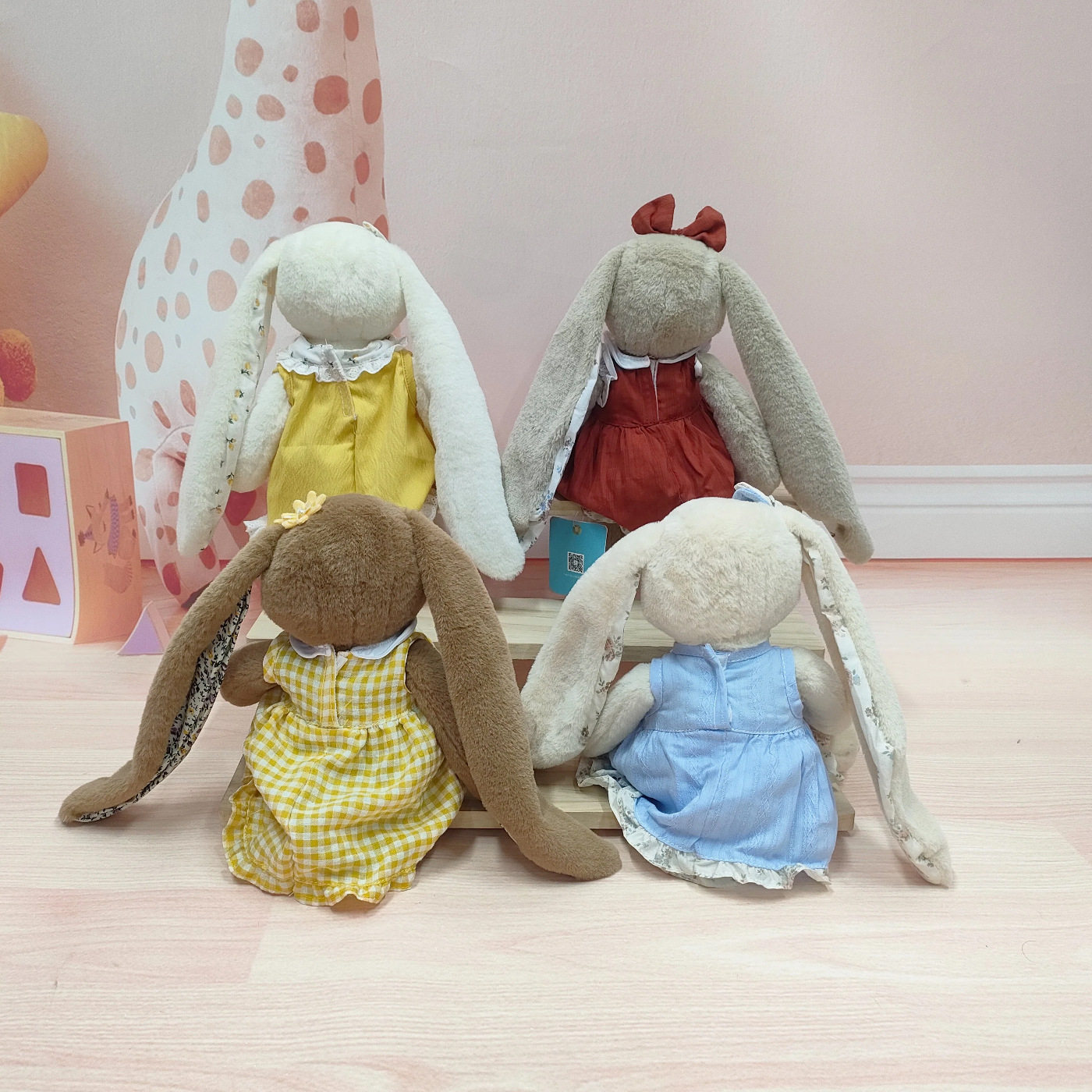 多爱田园兔子毛绒玩具mimo兔公仔陪伴安抚穿裙兔娃娃礼物儿童玩具,淘宝优惠券,粉丝福利购,淘宝优惠卷