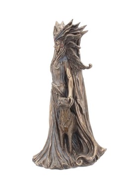 希腊魔法女神雕像赫尔特与羊树脂工艺品摆件客厅桌面装饰女巫猎犬