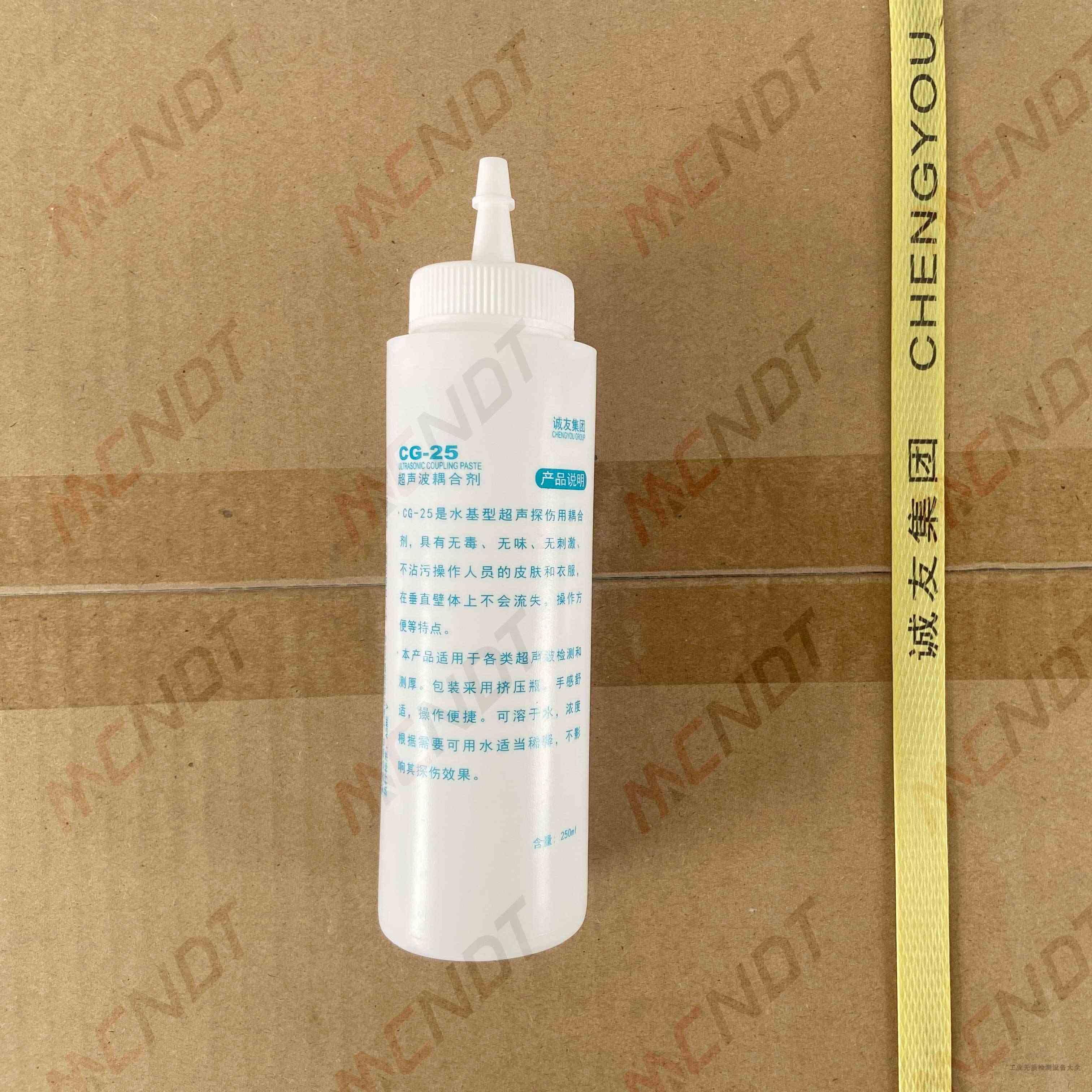 新美达CG-25超声波专用耦合剂250ml装工业浆糊超声测厚仪探伤仪用 - 图1