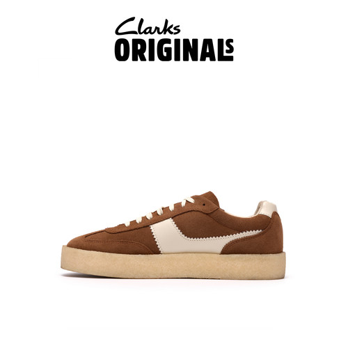 Clarks其乐Originals TOR80男女同款新品时髦拼接复古袋鼠运动鞋 - 图1