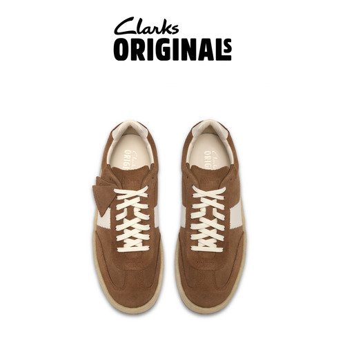 Clarks其乐Originals TOR80男女同款新品时髦拼接复古袋鼠运动鞋 - 图3