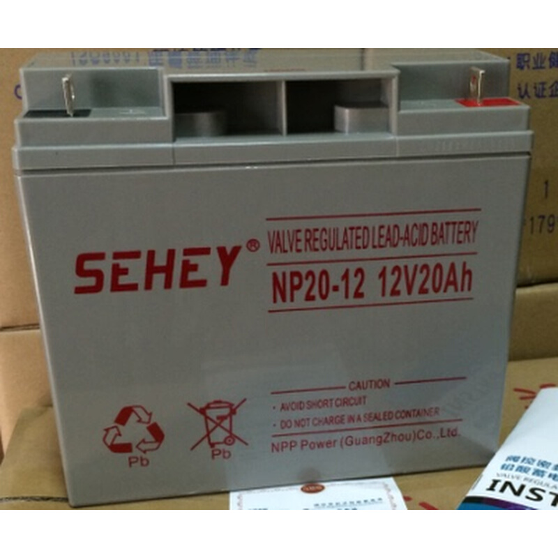 SEHEY西力蓄电池NP20-12发电系统船舶消防柜12V20AH UPS电源铅酸 - 图0