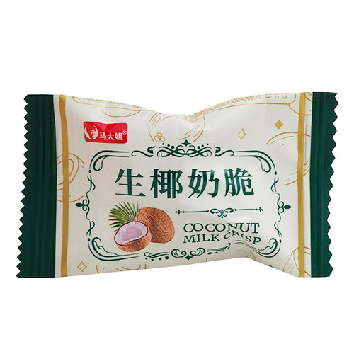 马大姐生椰奶脆500g小包装糖果零食喜糖夹心糖硬糖小包装婚庆糖果 - 图3