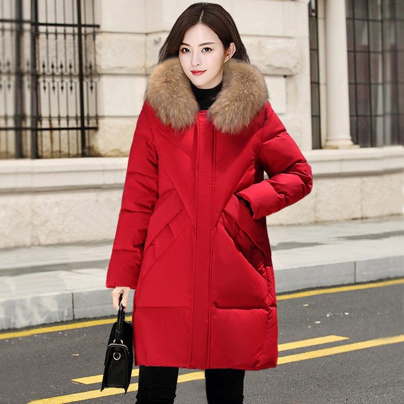 大码棉服女胖mm潮显瘦韩版220斤中长款棉衣200R斤冬季宽松加厚外,淘宝优惠券,粉丝福利购,淘宝优惠卷