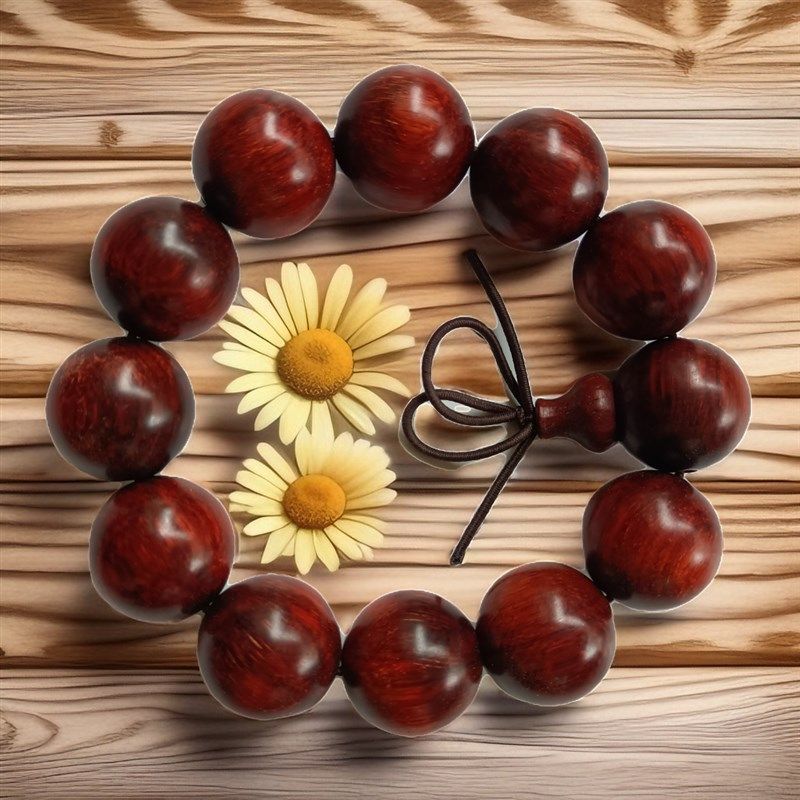 盘缠手串小叶紫檀十八籽文玩佛珠木手链满就送弹力线耐磨自采自销,淘宝优惠券,粉丝福利购,淘宝优惠卷