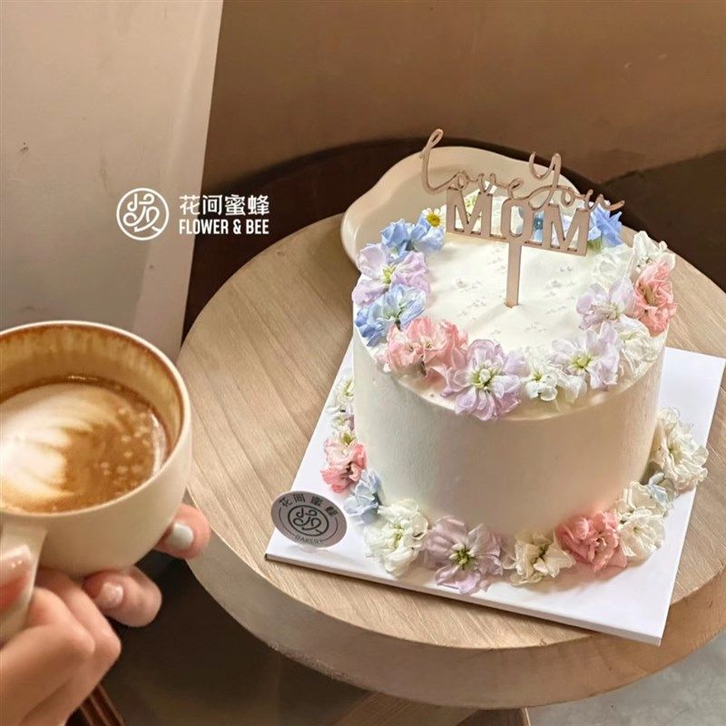 ins网红简约母亲节蛋糕装饰插牌木质mom我爱妈妈节日装扮烘焙插件,淘宝优惠券,粉丝福利购,淘宝优惠卷