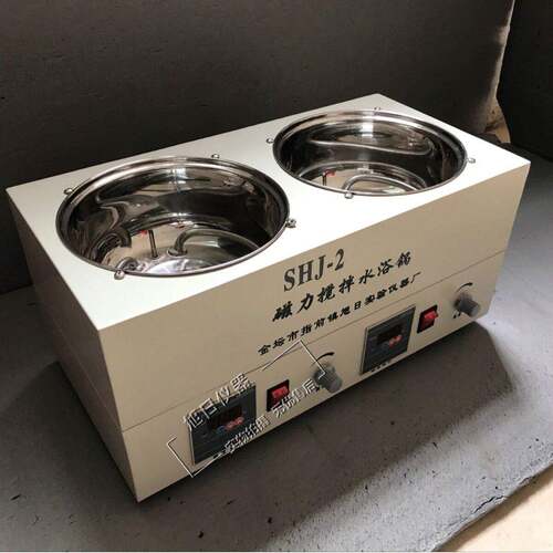 SHJ-2水浴恒温磁力搅拌磁力搅拌水浴锅独控温数显恒温水浴锅 - 图0