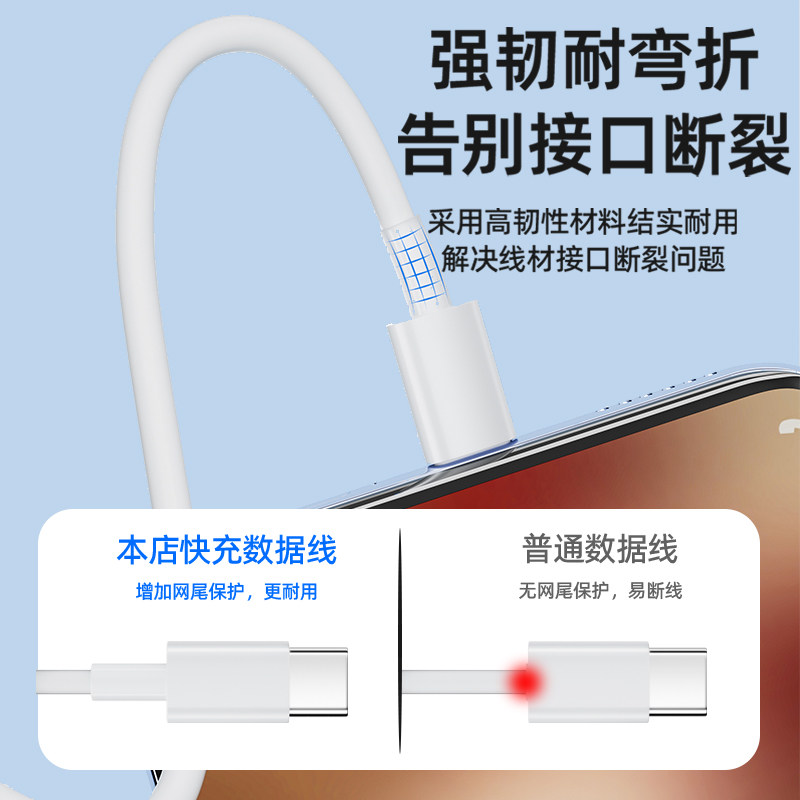 适用vivoX200pro充电器头90W瓦超级闪充X200手机充电插头vivoX200promini正品6A快充数据线加长2米闪充套装