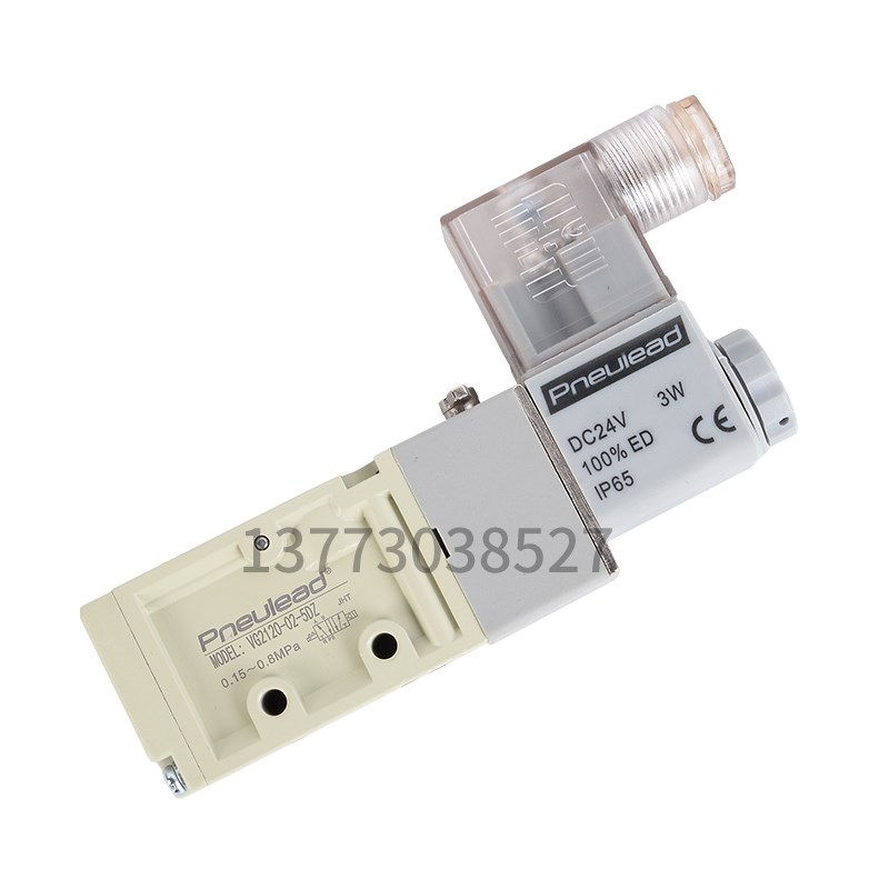 Pneulead纽立得二位五通电磁阀VG2120-02H-4DZ/5DZ/同4V210-08 - 图3
