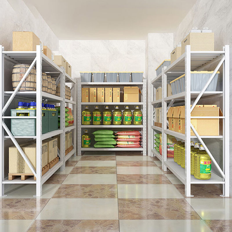 仓储货架置物架落地多层储物架仓库超市展示架家用阳台组合铁架子 - 图2