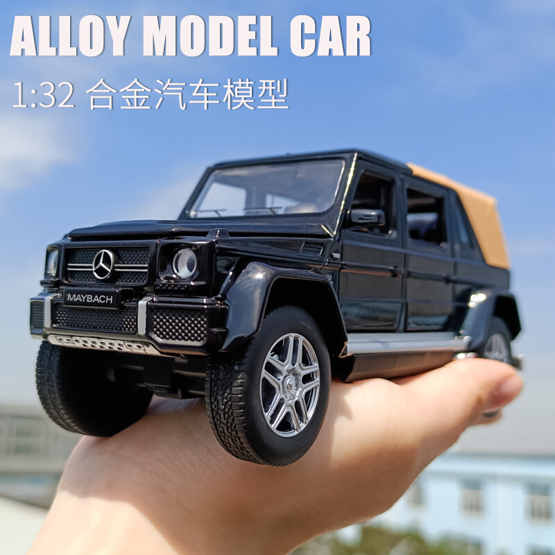 JK模型1/32适用于G650埃尔法越野车金属合金汽车模型玩具 - 图1