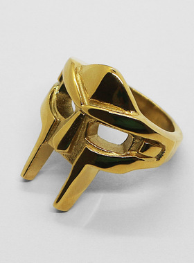 2025新款法老潮流男女款面具超人戒指欧美时尚情侣首饰酷炫装饰