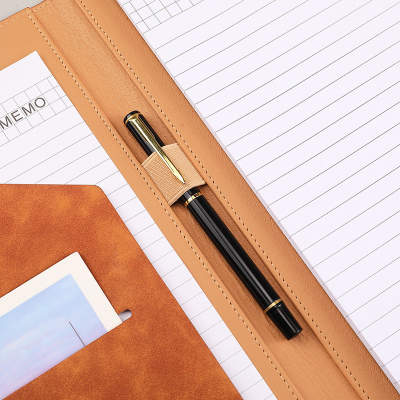 文夹制档案夹售谈单本皮X1012162质会议夹A件4多功能经理夹板夹垫