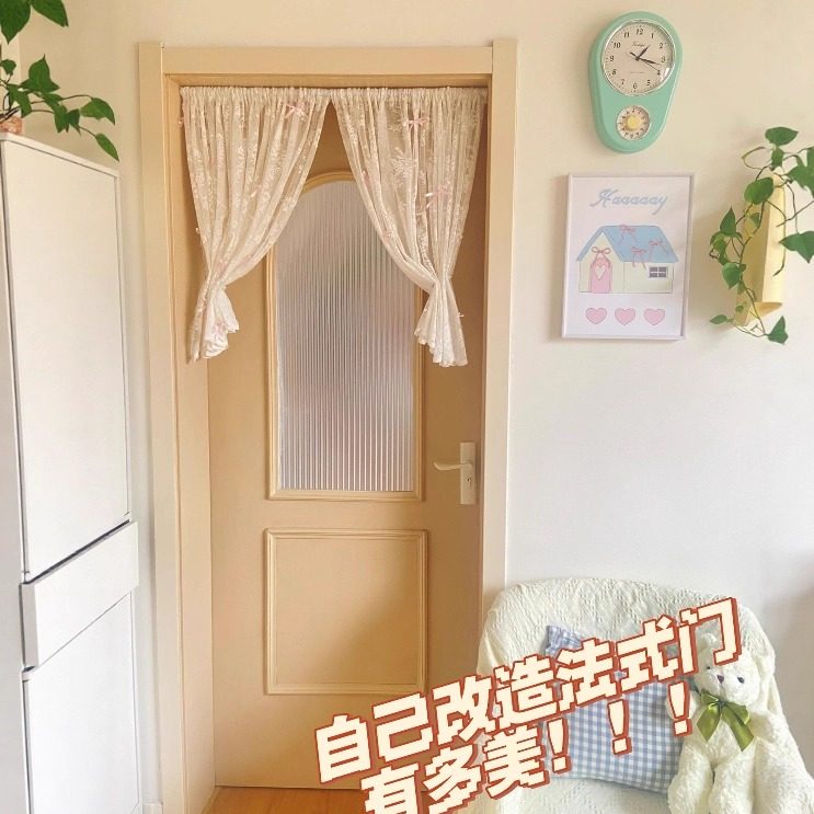 实木卫生间门卧室门单开门厨房门定制现代简约胡桃色原木风室内门,淘宝优惠券,粉丝福利购,淘宝优惠卷