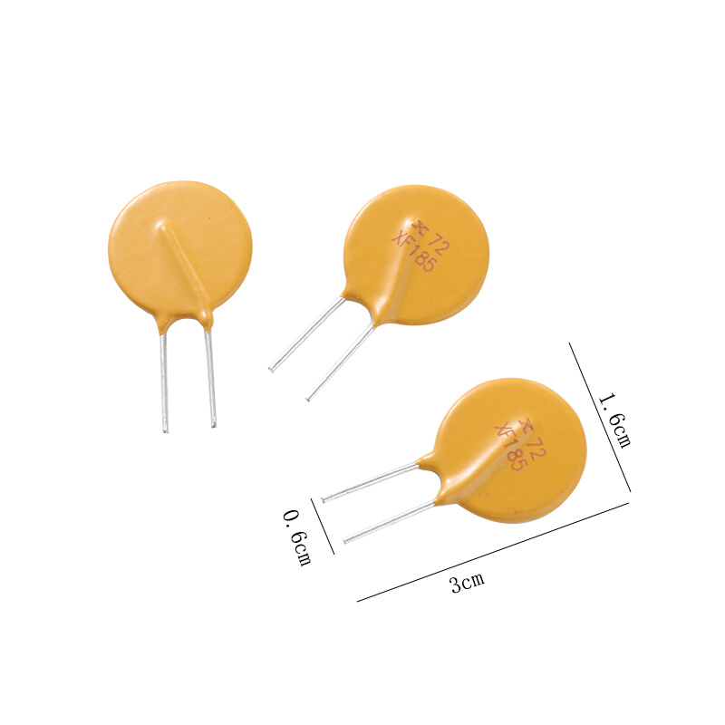 600V 0.2A 200mA直插自恢复保险丝 TRF600-200 PPTC热敏电阻-图0