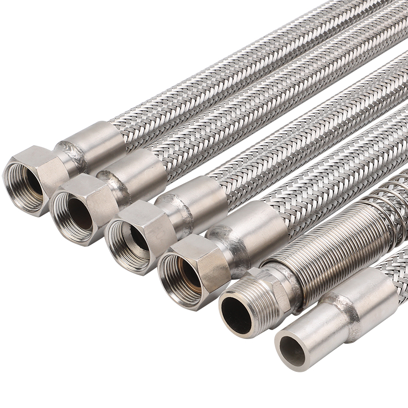 工业304不锈钢金属波纹管软管蒸汽管编织网管高温高压管4分6分1寸 - 图3
